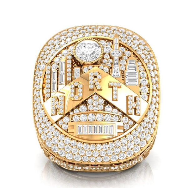 Toronto Raports Championship Ring - Gold w/ Lab Diamonds