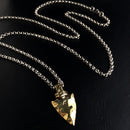 Arrow Head Necklace | Arrowhead Pendant Mens