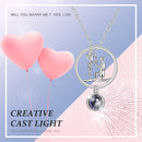 I Love You in 100 Languages Necklace | Sterling Silver Pendant Womens