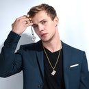 Ace of Spades Pendant Necklace Gold