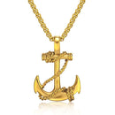 Anchor Necklace for Men - Chained- Stainless Steel
