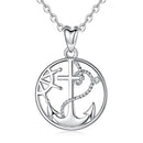 Anchor Necklace Sterling Silver