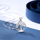 Sterling Silver Anchor Pendant Necklace