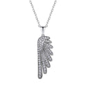 Angel Wing Necklace Sterling Silver