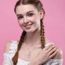 Angel Wing Necklace Sterling Silver