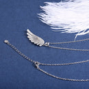 Angel Wing Necklace Sterling Silver