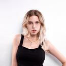 Ankh Necklace Iced Out Rhinestones 18K Gold