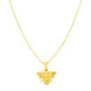Bee Necklace | 14K Gold Bee Pendant