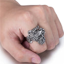 Berserker Ring - Viking Warrior Ring - Silver