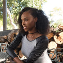 Black Leather Choker Necklace