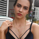 Byzantine Chain Necklace Gold Silver Men Women