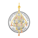 Chandelier Earrings | 14K Gold (Tri Tone) Drop Earrings