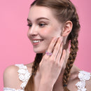 Cherry Blossom Flower Ring Sterling Silver Adjustable