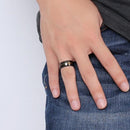 Detachable Stainless Steel Cross Ring for Men