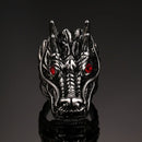 Dragon Ring with Red Eyes