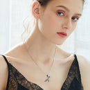 Dragonfly Necklace w/ Swarovski Gemstones