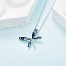 Dragonfly Pendant Necklace w/ Swarovski Crystals