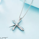 Dragonfly Pendant Necklace w/ Swarovski Crystals