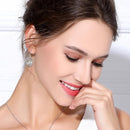 Elephant Earrings Sterling Silver | Womens French Wire Drop Earrings