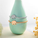 Elephant Charm Bracelet Steel Adjustable