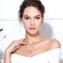 Elephant Necklace in Sterling Silver | Elephant Pendant with Lab Diamonds