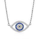 Evil Eye Necklace Sterling Silver | Gold, Silver, Rose Pendant