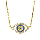 Evil Eye Necklace Sterling Silver | Gold, Silver, Rose Pendant