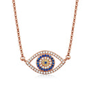 Evil Eye Necklace Sterling Silver | Gold, Silver, Rose Pendant