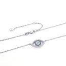 Evil Eye Necklace Sterling Silver | Gold, Silver, Rose Pendant