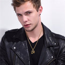 Gold Eye of Horus Necklace Egyptian Pendant