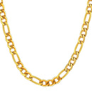 Gold Figaro Chain Necklace 5mm