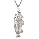 Fish Bone Necklace - Fish Skeleton Necklace