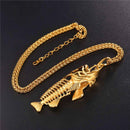 Fish Bone Necklace - Fish Skeleton Necklace