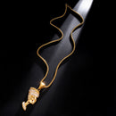 Gold Nefertiti Necklace | Egyptian Queen Nefertiti Pendant