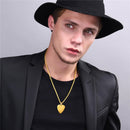 Guitar Pick Necklace - Gold Stainless Steel