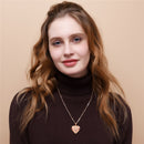 Heart Locket Necklace | Photo Locket Pendant - Gold, Silver, Rose Gold
