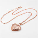 Rose Gold Locket Necklace Pendant