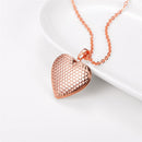 Rose Gold Locket Necklace Pendant