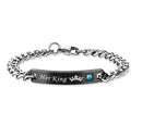 Her King His Queen Bracelet - Long Distance Bracelet - Fashion Jewelry