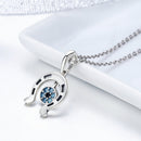 Horseshoe Necklace Sterling Silver Pendant