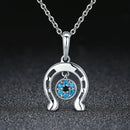 Horseshoe Necklace Sterling Silver Pendant