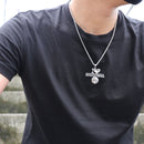 I Love Baseball Necklace - Silver Chain