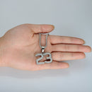 Iced Out 23 Necklace Basketball | Number 23 Pendant