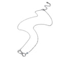 Infinity Necklace Sterling Silver | Infinity Pendant w/ CZ