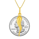 Italian Horn Pendant Size Comparison