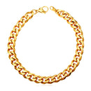 Mens Cuban Link Bracelet - 6 mm - Gold
