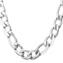 Mens Figaro Chain Necklace - 12 mm