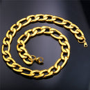 Mens Figaro Chain Necklace - 12 mm