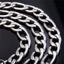 Mens Figaro Chain Necklace - 12 mm