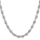 Mens Rope Chain - 6mm - Steel